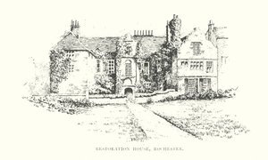 Restoration House, Rochester (litografía) de Duncan Moul
