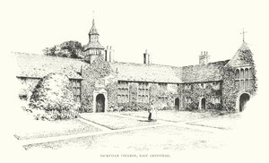 Sackville College, East Grinstead (litografía)