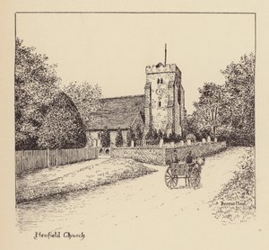 Sussex: Iglesia de Henfield (litografía) de Duncan Moul