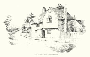 "El caballo que corre", Leatherhead (litografía) de Duncan Moul