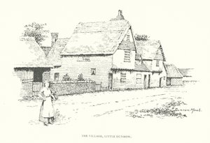 The Village, Little Dunmow (litografía)