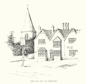 La antigua posada de Merrow (litografía)