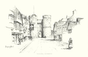 Westgate, Canterbury (litografía)