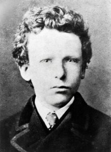 Vincent Van Gogh, alrededor de los 13 años (foto en blanco y negro)
