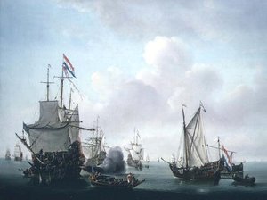 Escena de navegación de Dutch School