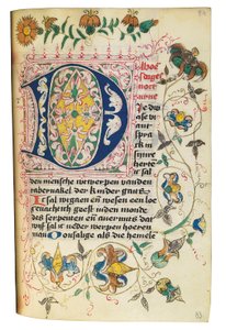 Libro de Horas y Libro de Oraciones en holandés, Bajo Rin, Emmerich, Cleves, c.1480 de Dutch School