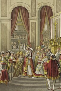 Coronación de Napoleón como Emperador de Francia, 1804 de Dutch School