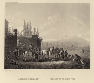Partida de caza de Dutch School