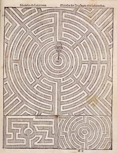 Diseños para laberintos, de El Jardinero Holandés por Johann van der Groen, publicado en 1699