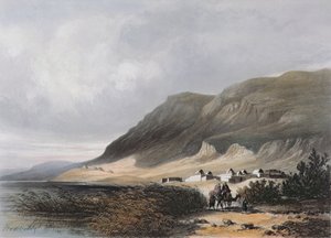 El-Mejdel (Magdala) grabado por Jean Jacottet (1806-c.1843)