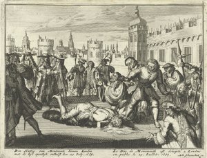 Ejecución del Duque de Monmouth, 15 de julio de 1685 de Dutch School