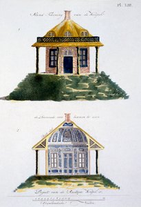 Ornamento de jardín de la Revista de Gemas de Jardín por G. van Laar, publicado en 1802