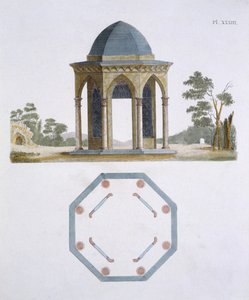 Ilustración de la Revista de Gemas de Jardín por G Van Laar, 1802 de Dutch School