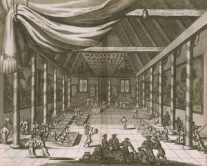 Palacio Imperial, Pekín, 1670 de Dutch School