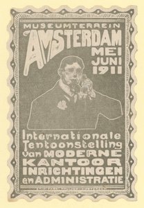 Exposición internacional de equipos de oficina modernos, Museum Grounds, Ámsterdam, 1911 de Dutch School