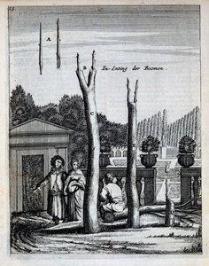Árboles de lima y naranja, de De Nederlandze Hesperides por Jan Commelin, publicado en 1676