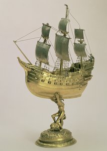 Modelo de barco de guerra, Ámsterdam, 1595-96 de Dutch School