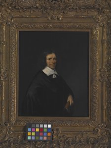 Retrato de un hombre (óleo sobre lienzo) de Dutch School