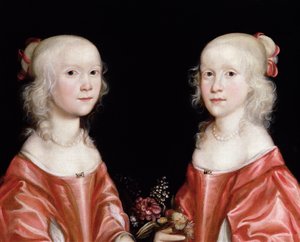 Retrato de hermanas gemelas, c.1650