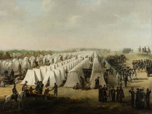 El campamento del ejército en Rijen, 1831-5