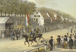 Carrera de trote por el Látigo de Oro, Leeuwarden, 24 de julio de 1830 de Dutch School