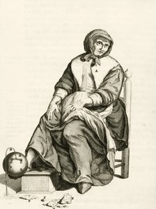Usando una sanguijuela mecánica, de Exercitationes Practicae circa Medendi Methodum por Frederik Dekkers, 1694 de Dutch School