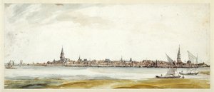 Vista de Emmerich, finales del siglo XVII de Dutch School