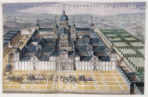Vista del Escorial de Madrid, c.1662-5 de Dutch School