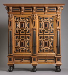 Armario (Kast), hecho en Holanda, c.1625-1650 de Dutch School