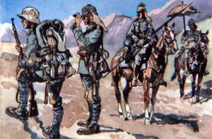 Uniformes alemanes de 1917, Frente Macedonio de E. (after) Dobrich