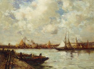 El puerto, Southampton de E. Aubrey Hunt