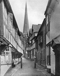 Church Lane, Ledbury, Herefordshire de E. Bastard