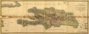 Mapa de la Isla de Santo Domingo
