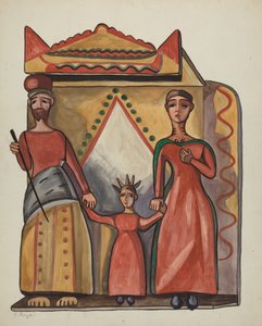 Bulto - Sagrada Familia, 1935-1942 de E. Boyd