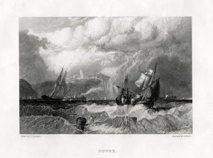 Dover, Kent, 1860 de E. Finden