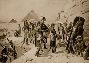 Napoleón en Egipto, ilustración de 