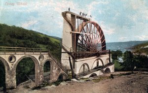 Rueda de Laxey, Isla de Man, 1904 de E Florian