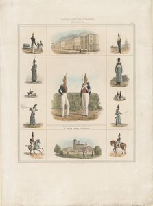 El Regimiento de la Guardia Pavlovsky, 1840