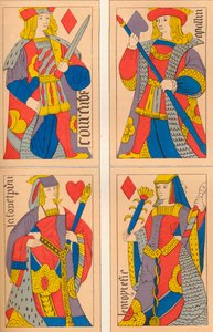 Cartas de juego, siglo XVI, 1849