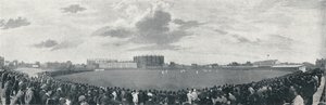 Partido de Cricket entre Surrey y Australianos en Kennington Oval de E Hawkins and Co