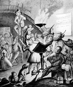 Si los encantos de la música pueden cautivar corazones, 1730 de E. Heemskirck