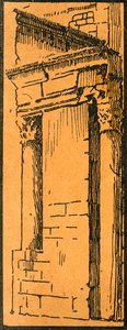 El pórtico del Foro adyacente al Hotel du Nord-Pinus, c. 1920s de E Laget