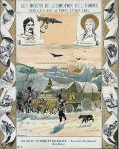 Tanques de transporte - Los Hunos de Atila (ca. 395-453) - Invasiones bárbaras