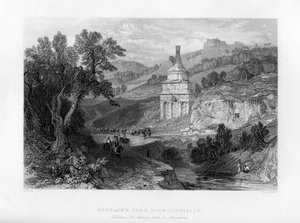 Tumba de Absalón, cerca de Jerusalén, Israel, 1841