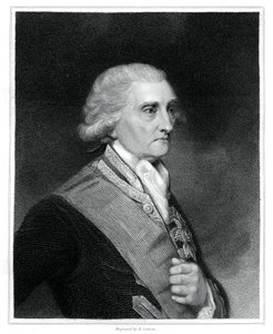 George Brydges Rodney, primer barón Rodney, oficial naval británico, 1833 de E. Scriven