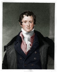 Humphry Davy, químico inglés, 1833