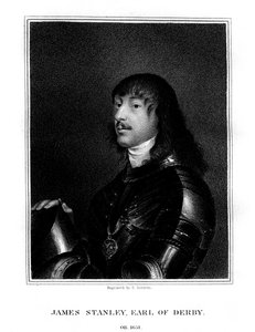 James Stanley, 7º Conde de Derby, partidario realista, 1824 de E. Scriven