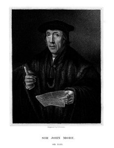Sir John More, abogado inglés, 1826 de E. Scriven