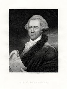 Sir Wilhelm Friedrich Herschel, astrónomo y compositor británico de origen alemán, siglo XIX de E. Scriven