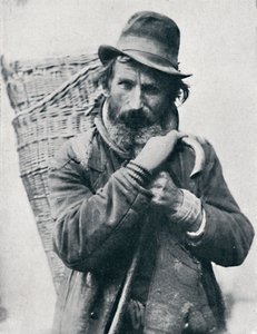 Un vendedor ambulante alemán, Distrito de Ehningen, Wurtemberg, 1912 de E Uhlenhuth